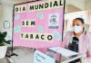 Programa de Combate ao Tabagismo está de volta Unidades realizam ação especial em alusão ao Dia Mundial sem Tabaco. Foto: Divulgação/PMSBC