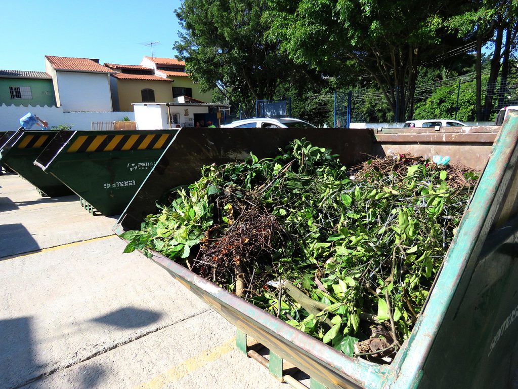 Estação de coleta de poda de vegetação. Foto: Divulgação/Semasa