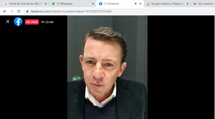 Morando anuncia recomendação do uso de máscara a partir de amanhã