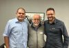Bonome confirma candidatura para deputado federal Milton Leite Filho, Clóvis Volpi e Nilson Bonome. Foto: Divulgação