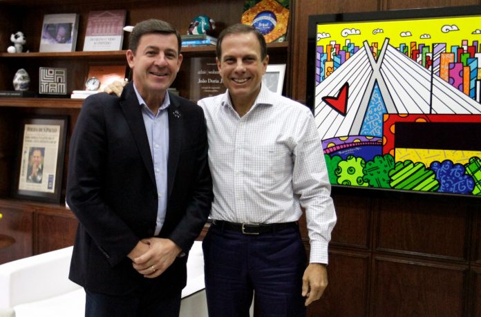 Orlando Morando e João Doria são do mesmo partido, o PSDB. Foto: Divulgação/Governo de São Paulo