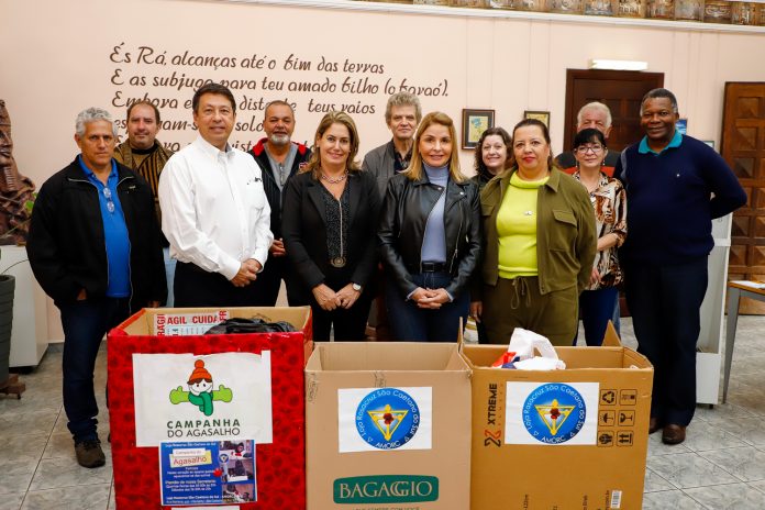 5.750 peças de agasalhos foram doados para a campanha Inverno Solidário. Foto: Eric Romero / PMSCS