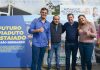 Orlando Morando e Rodrigo Garcia anunciam novos investimentos Em cerimônia realizada neste domingo (26/6), prefeito de São Bernardo e governador do Estado também autorizaram início das obras do Viaduto Estaiado Robert Kennedy e oficializaram a implantação do primeiro AME da cidade. Foto: Ricardo Cassin/PMSBC