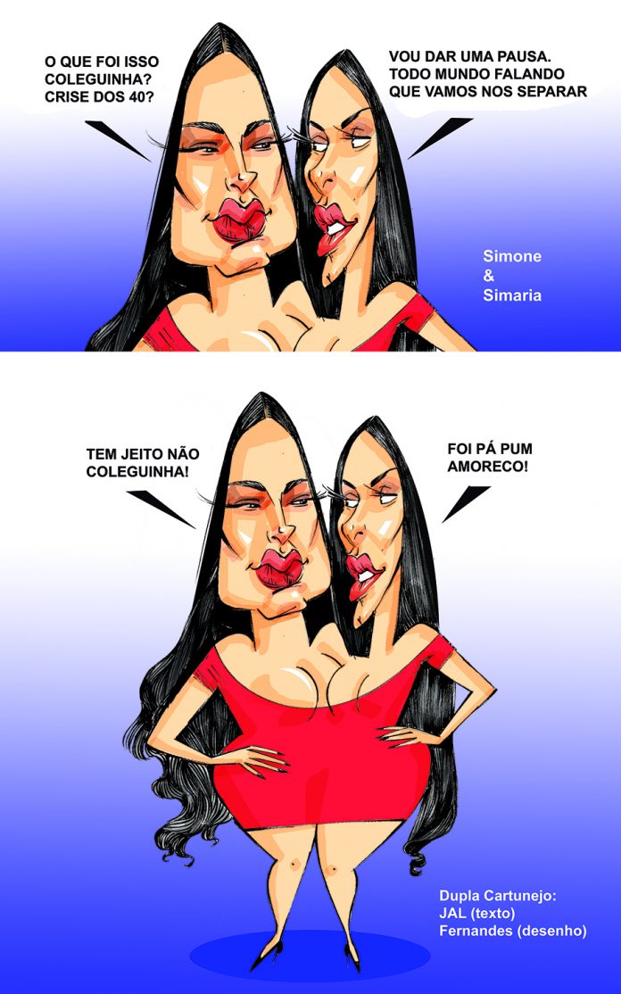 Toda semana, os cartunistas Jal & Fernandes divulgam uma nova arte no portal Festanejo. Foto: Divulgação