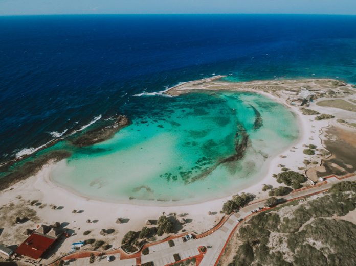 Baby beach vista de cima. Foto: Divulgação