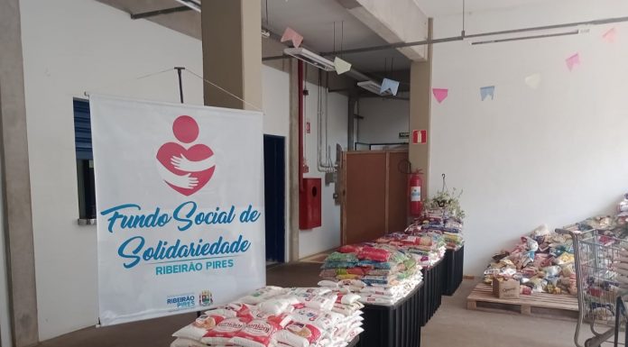Fundo Social de Ribeirão Pires repassa toneladas de alimentos