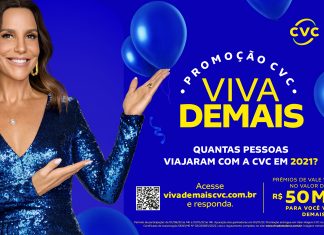 CVC vai premiar consumidores com R$ 50 mil para a viagem dos sonhos
