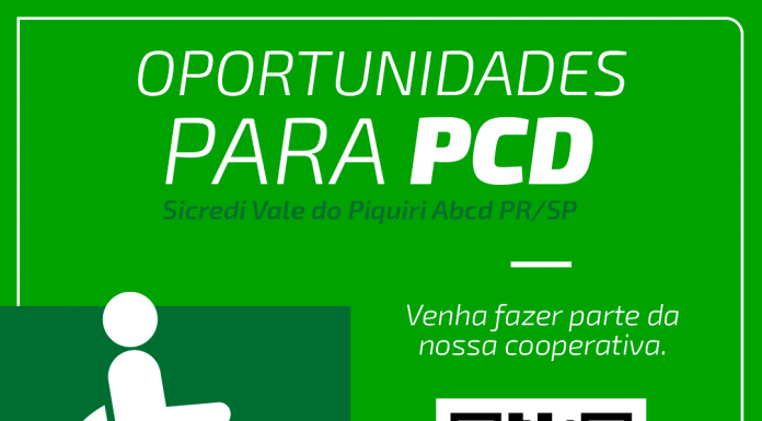 Sicredi Vale do Piquiri Abcd PR/SP oferece vagas de emprego
