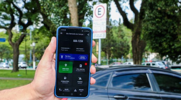 Novo aplicativo do estacionamento rotativo de São Bernardo