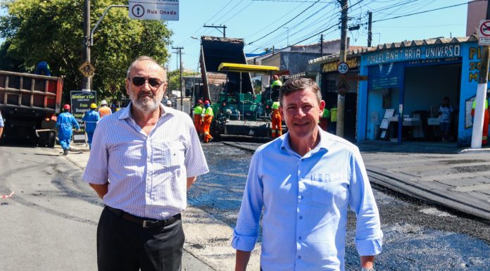 Recapeamento da Av. Robert Kennedy e Ponte Estaiada entram em nova fase