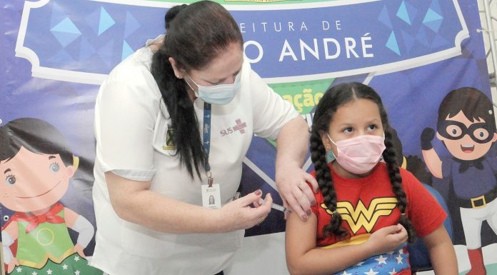 Santo André promove força-tarefa de vacinação infantil contra Covid-19