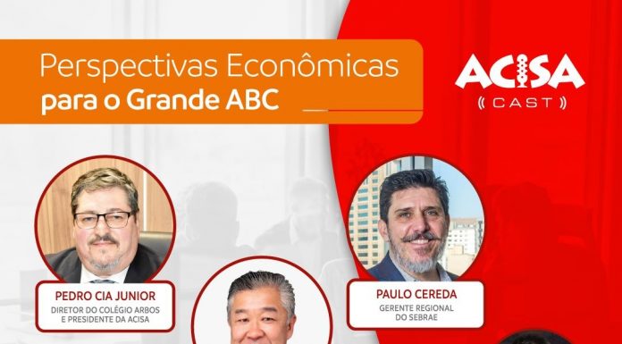 Palestra da ACISA aborda perspectivas econômicas para o ABC com especialistas da área