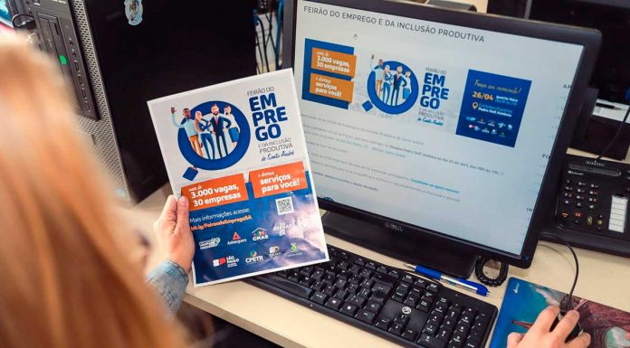 Portal do Feirão do Emprego e da Inclusão Produtiva de Santo André ficará no ar até segunda
