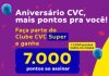 CVC oferece “Pontos de Volta” em campanha de aniversário
