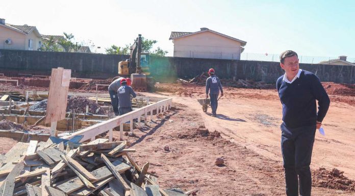 Orlando Morando vistoria avanço nas obras do Parque da Cidadania de São Bernardo