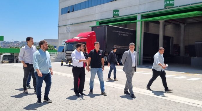 Prefeito Kayo Amado faz visita Centro Logístico MBigucci, em Santo André