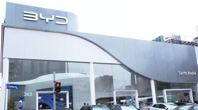Santo André ganha primeira loja da BYD
