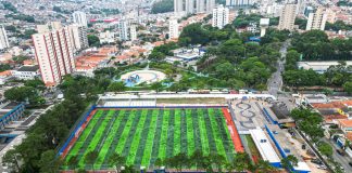 Em São Bernardo, Orlando Morando entrega a modernização do 12º campo de futebol da cidade
