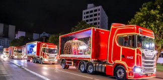 Atacadão de Santo André recebe tradicional Caravana de Natal da Coca-Cola