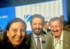 Milton e Roberta Bigucci em evento com ministro Lewandowski