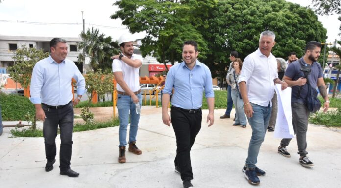 Praça São Camilo entra em reta final de obras na Vila Camilópolis, em Santo André