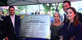 Prefeito Gilvan Júnior reinaugura Praça de Esportes Florindo Galhardo, em Santo André