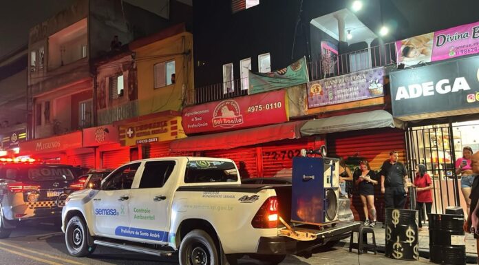 Operação Sono Tranquilo autua 14 bares e adegas por poluição sonora em Santo André