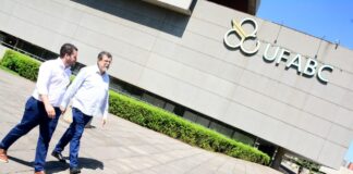 Gilvan visita a UFABC e garante apoio da prefeitura para acelerar construção da passarela que conectará o campus ao Grand Plaza Shopping