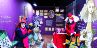 Exposição interativa de Alice no País das Maravilhas chega no Shopping ABC