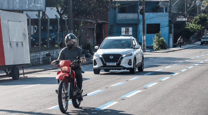 Santo André expande Faixa Azul para motociclistas