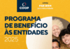 COOP abre inscrições para Programa de Benefícios