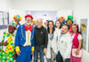 Palhaços do grupo Doses de Alegria conquistam sorrisos de pacientes do Complexo Hospitalar de São Caetano