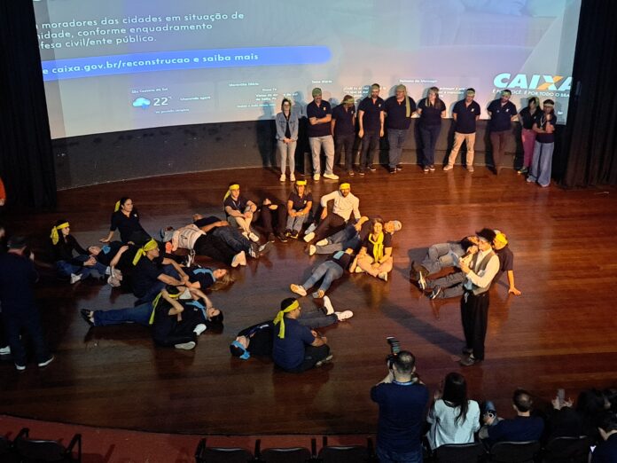 Colaboradores da Caixa econômica Federal do Grande ABC participaram de integração