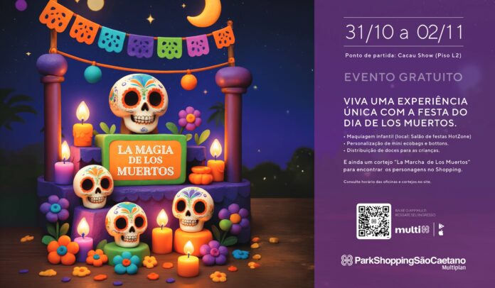 ParkShopping São Caetano - Fiesta de los Muertos