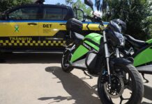 Santo André inicia testes com motos elétricas para monitoramento do trânsito