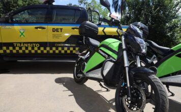 Santo André inicia testes com motos elétricas para monitoramento do trânsito
