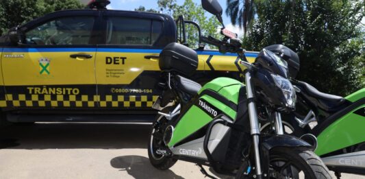 Santo André inicia testes com motos elétricas para monitoramento do trânsito