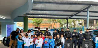 Romu de São Bernardo participa de ação pedagógica e fortalece aproximação com alunos da rede pública