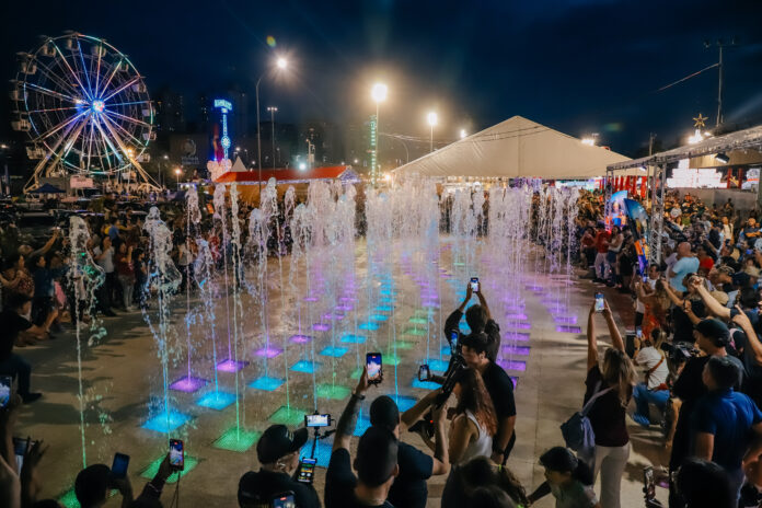 Inauguração da Fonte Interativa e Academia ao Ar Livre14-12 Foto Igor Cotrim PMSBC-56