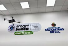 São Caetano integra drone do Consórcio Intermunicipal ao sistema Smart Sanca