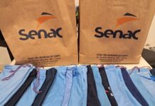 Pacientes do Hospital de Câncer de São Bernardo recebem doação de sacolinhas sustentáveis