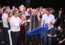 Com show de drones e presença do governador, São Bernardo inaugura 1ª Ponte Estaiada