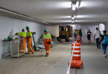 Obras do módulo 2 do Terminal Rodoviário Nicolau Delic avançam com acessibilidade na passagem de nível