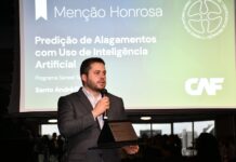 Projeto de IA de Santo André prevê risco de inundações e é reconhecido em premiação nacional