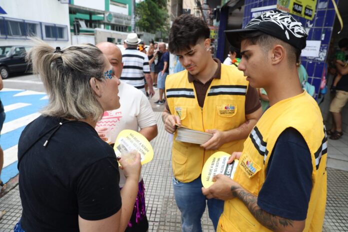Ação trânsito Santo André Carnaval
