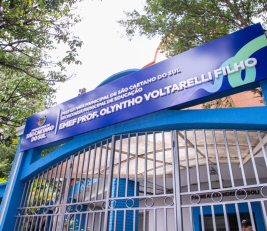 São Caetano entrega nova sede da EMEF Professor Olyntho Voltarelli Filho no Bairro Nova Gerty