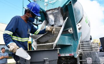 Semasa conclui obra de contenção do Córrego Guarará e reforça preservação da estrutura