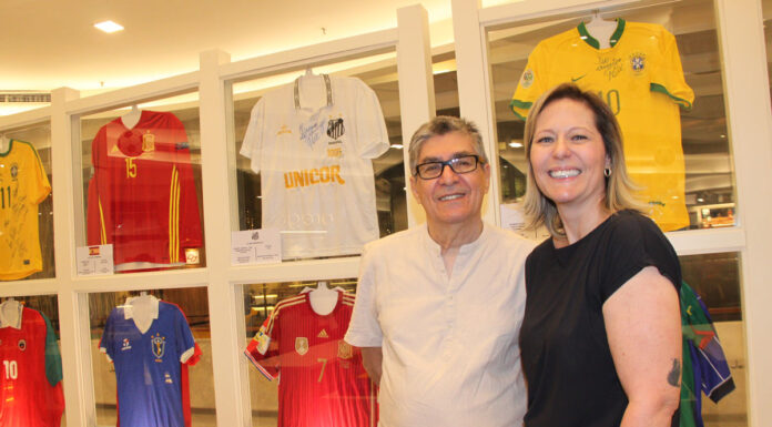 Exposição no Shopping ABC celebra a paixão mundial pelo futebol