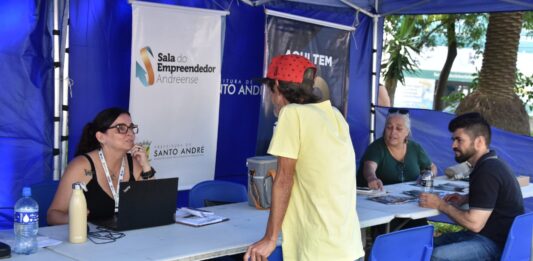 Circuito Andreense de Empreendedorismo realiza atendimento na Vila Bastos nesta quinta
