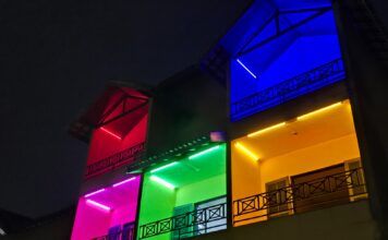 Varandas da Escola Municipal de Artes de Ribeirão Pires (EMARP) ganham nova iluminação cênica